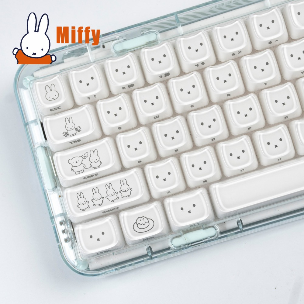 Gaming Keyboard Brands - Urocze nakładki na klawisze Miffy, słodkie