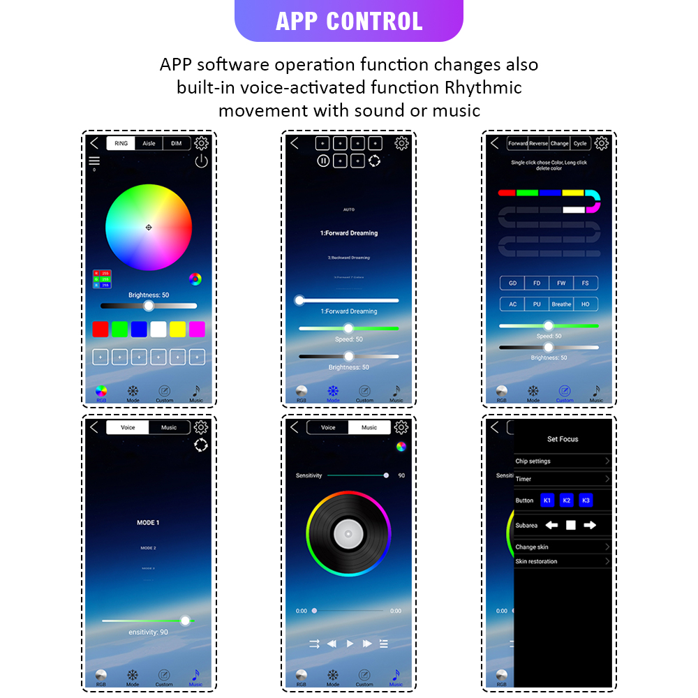 2 SZT. DRL Samochodowe Światła – Rgb Underglow Strip recenzja i cena
