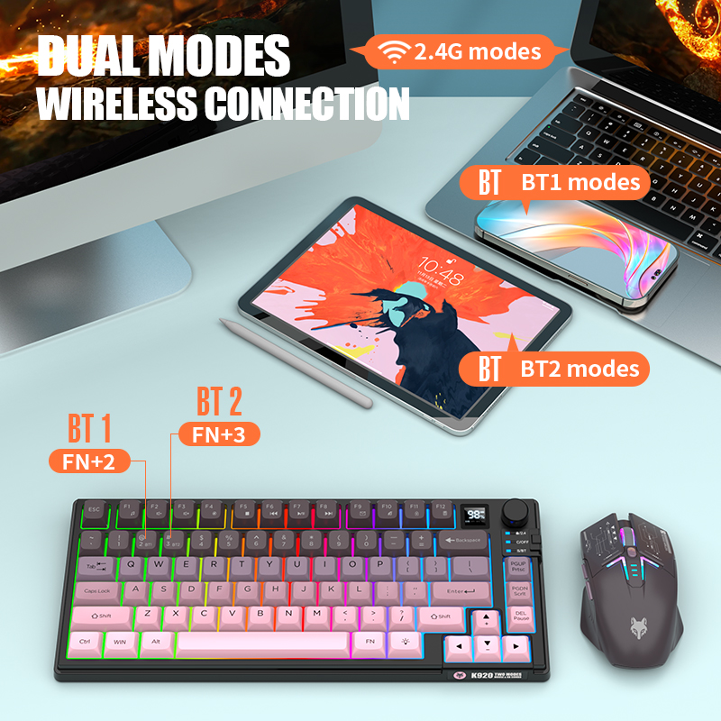2.4G – bezprzewodowy zestaw kl – Gaming Keyboard Mouse Combo recenzja i cena