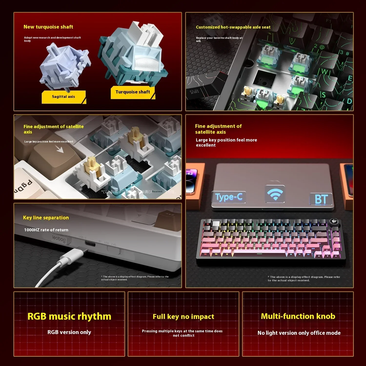 Nowe kolory LEOBOG Hi75 HI75C  – Gaming Keyboard Number Pad recenzja i cena