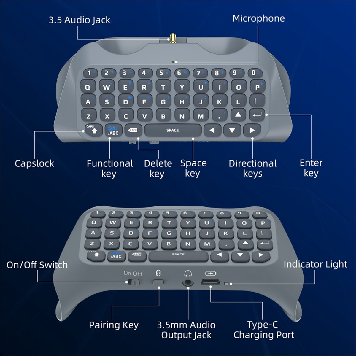 Dobrej jakości bezprzewodowa k – Gaming Keyboard Wireless recenzja i cena