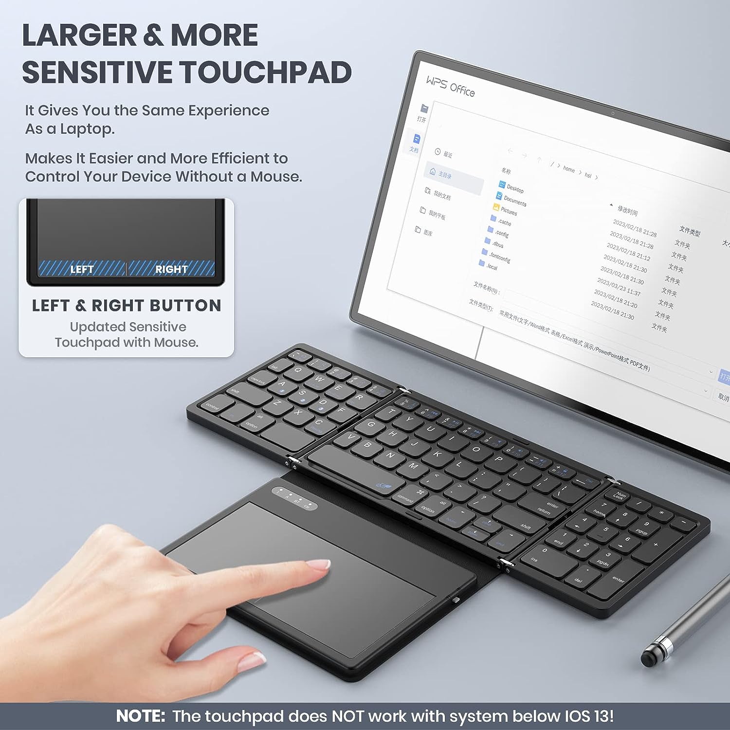 Mini przenośna składana klawia – Gaming Keyboard Budget recenzja i cena