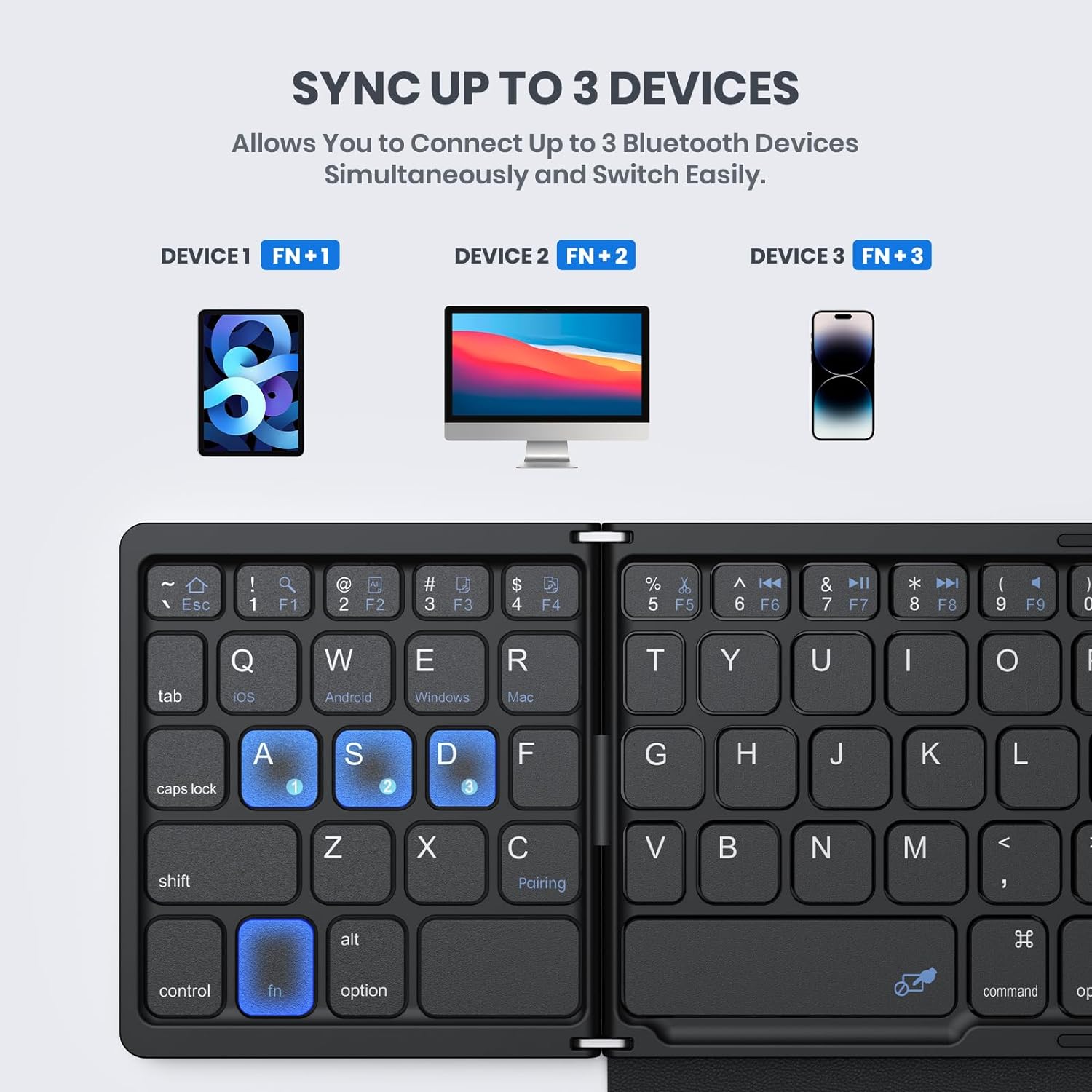 Mini przenośna składana klawia – Gaming Keyboard Budget recenzja i cena