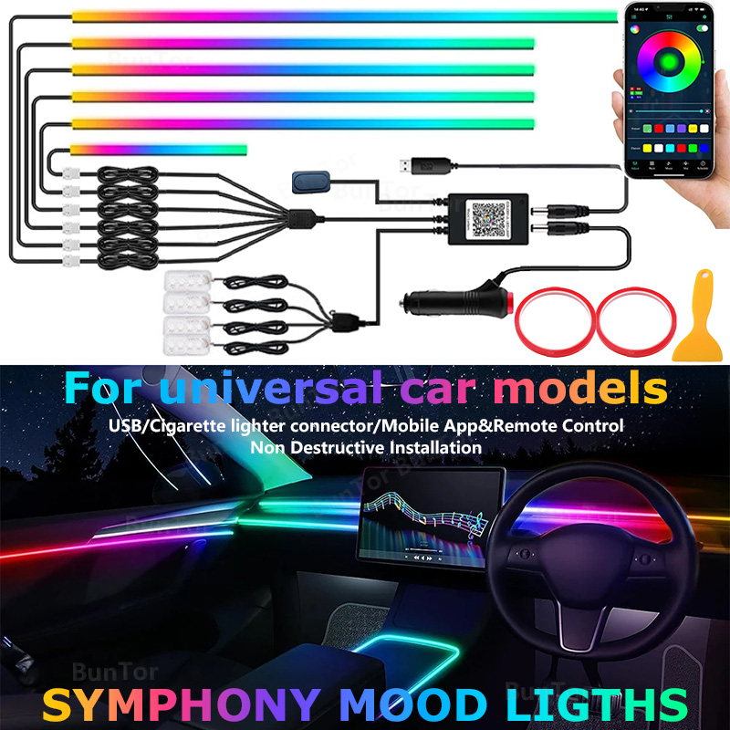 Oświetlenie otoczenia samochod – Rgb Underglow Strip recenzja i cena