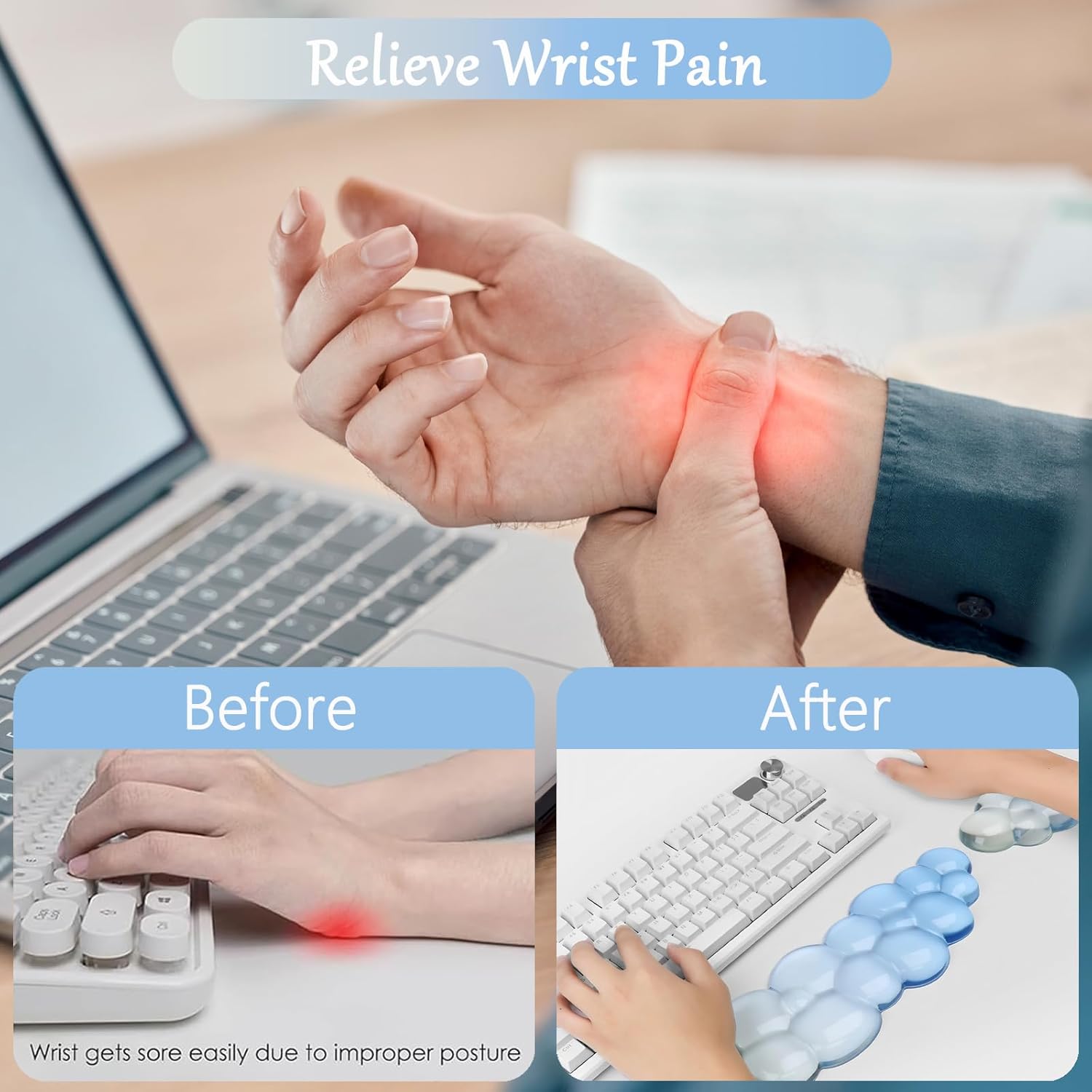 Ergonomiczna podkładka pod nad – Gaming Keyboard Hand recenzja i cena