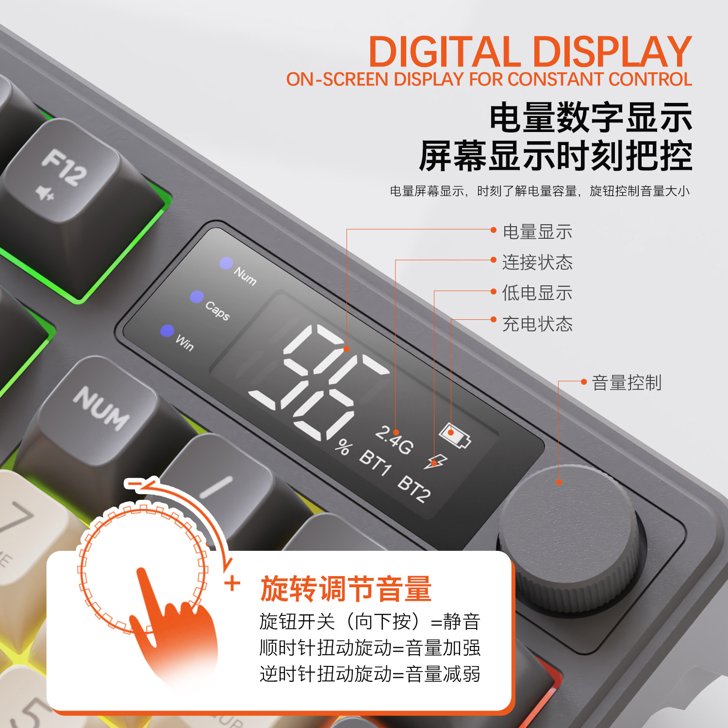 Gorący Zestaw Bezprzewodowej K – Gaming Keyboard Wireless recenzja i cena