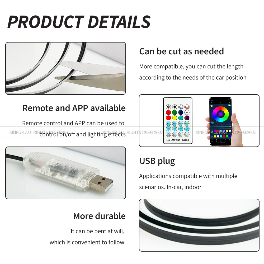 140cm USB Dreamcolor Akrylowa  – Rgb Underglow Strip recenzja i cena