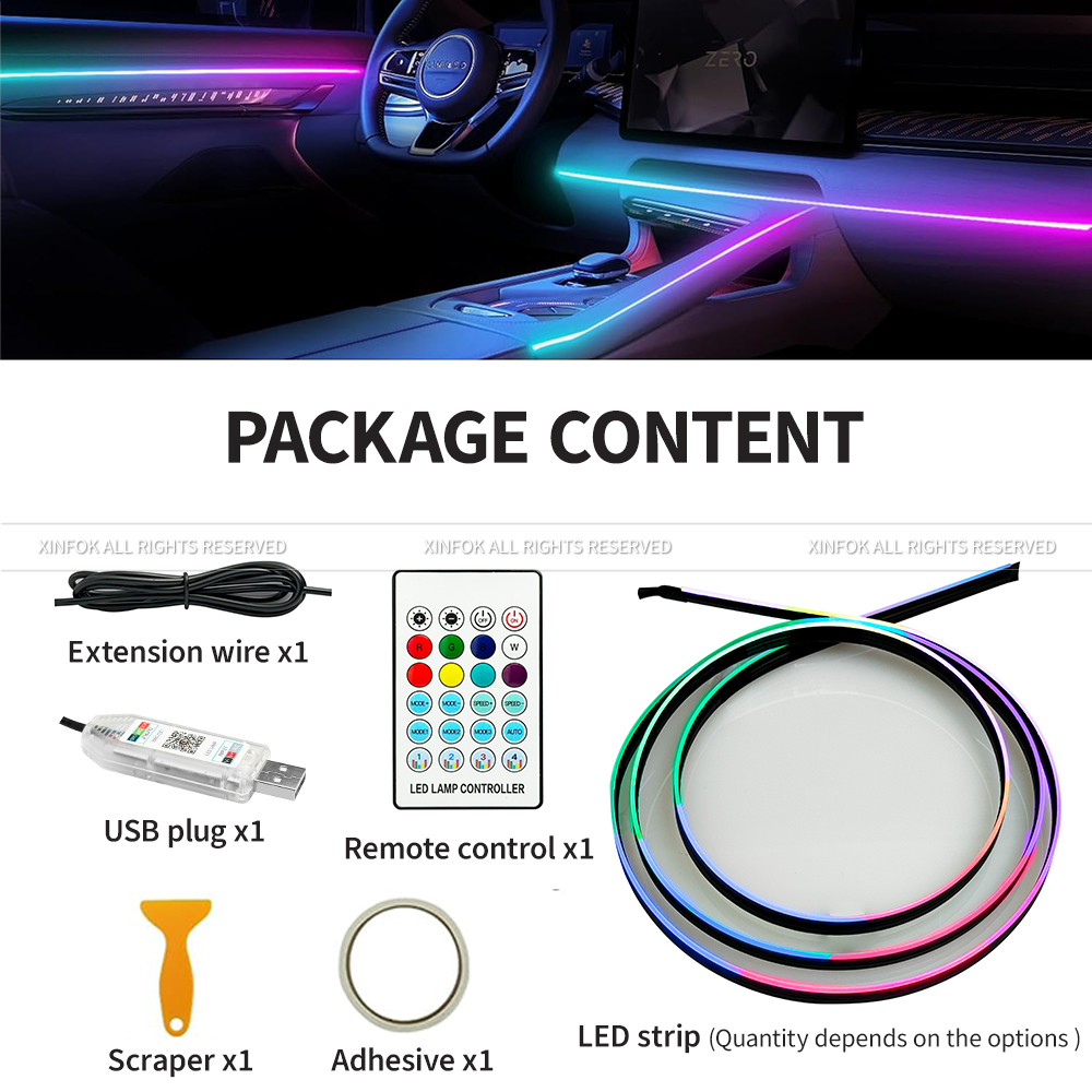 140cm USB Dreamcolor Akrylowa  – Rgb Underglow Strip recenzja i cena