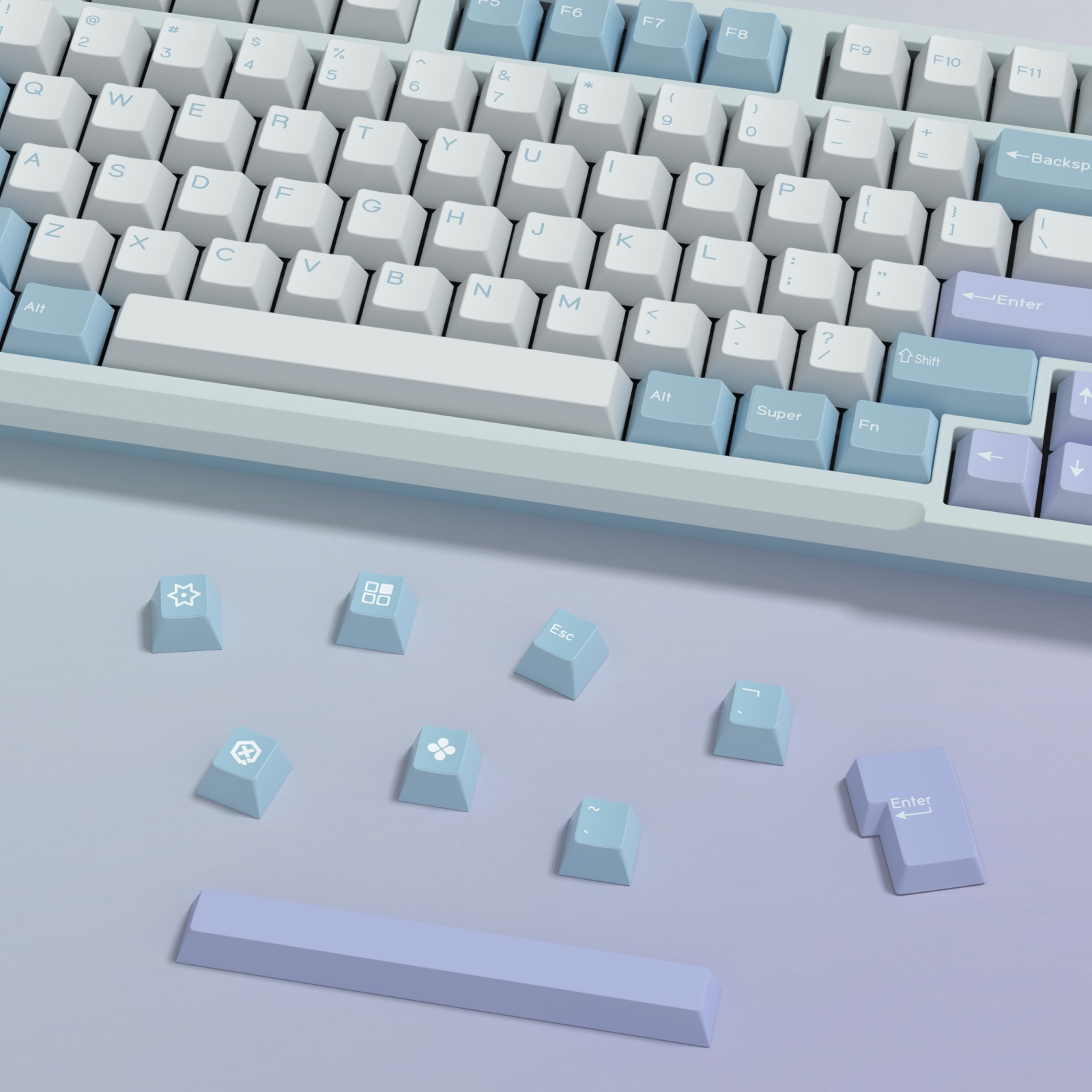 KBDiy GMK Illusion Keycap Cher – Gaming Keyboard Number Pad recenzja i cena