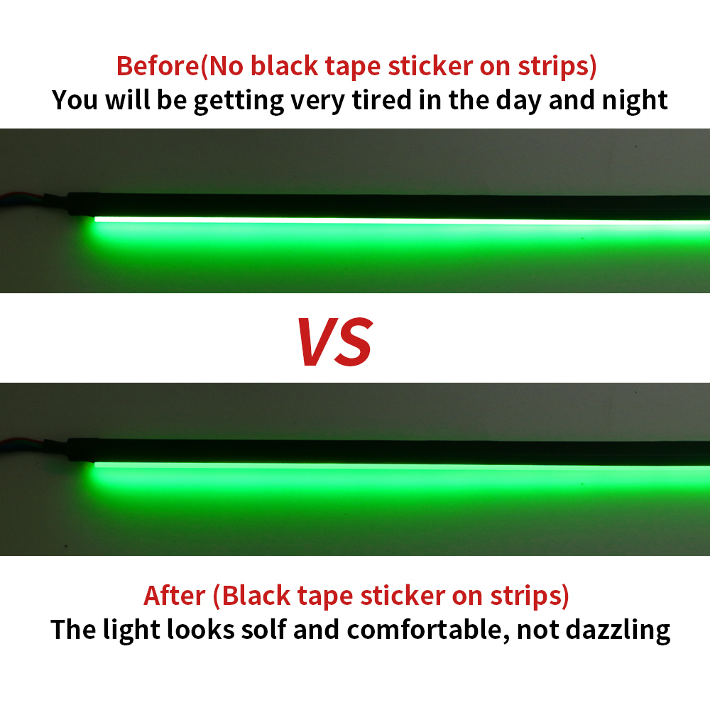 25M/Roll Matowa czarna taśma s – Rgb Underglow Strip recenzja i cena