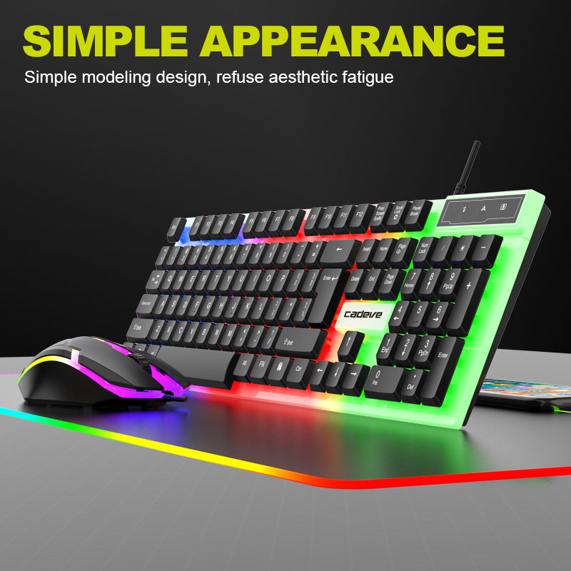 APAYADO LDK9122 Przewodowy Zes – Gaming Keyboard Mouse Combo recenzja i cena
